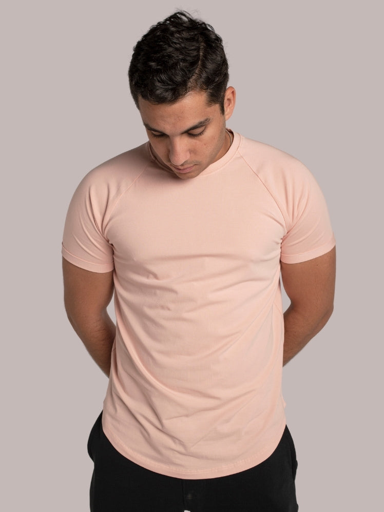 Curved raglan Blush T-shirt