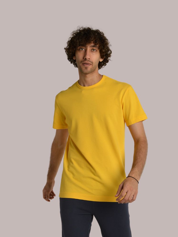 Basic Pique Yellow T-shirt
