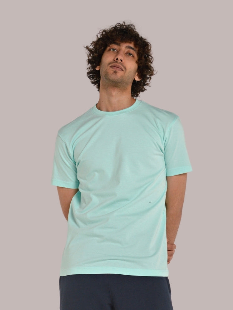 Basic - High Neck - Relaxed Mint T-shirt