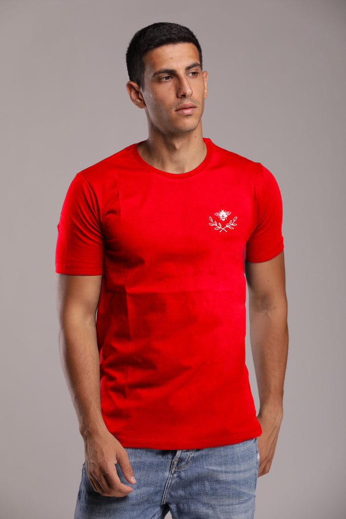 Red Tee-Shirt With Logo