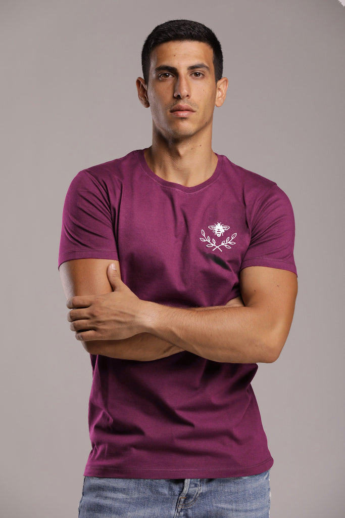 Purple Tee-shirt With Logo