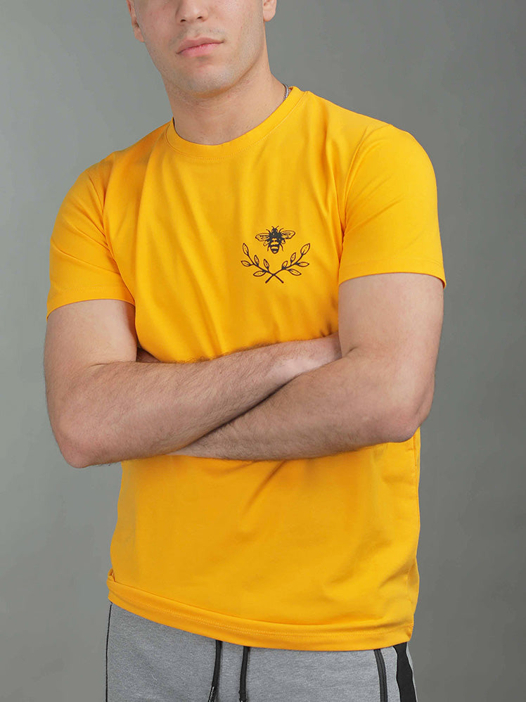 Yellow Tee-shirt With Logo